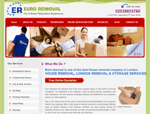 Tablet Screenshot of euroremoval.co.uk